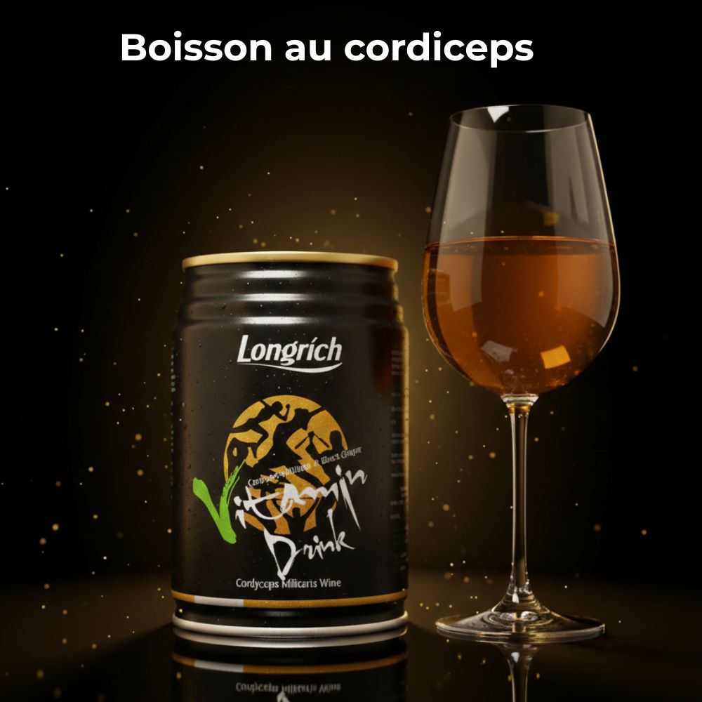 Accueil boisson au cordiceps
