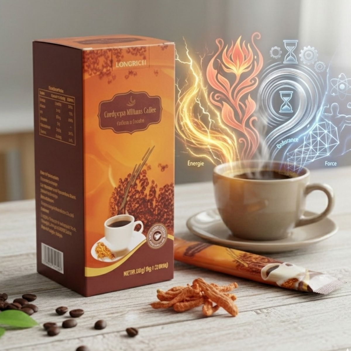 café cordyceps longrich