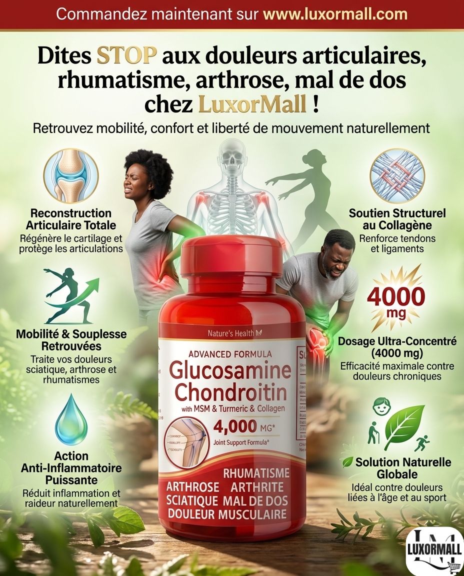 Glucosamine chondroitin pour douleurs articulaires glucosamine chondroitin