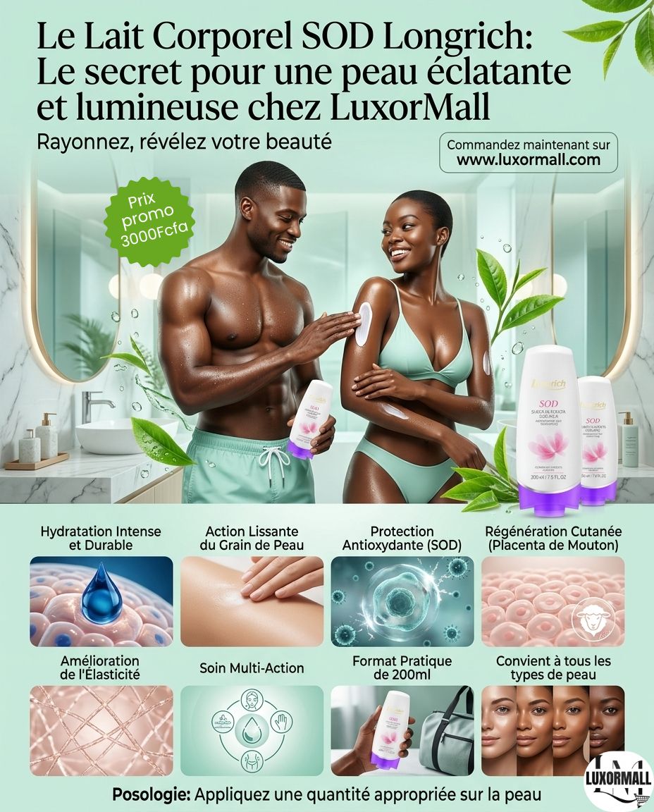 lait corporel sod longrich