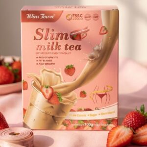 thé minceur à la fraise