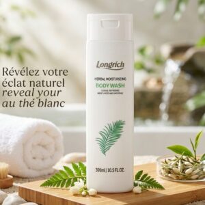 gel de douche au thé blanc longrich