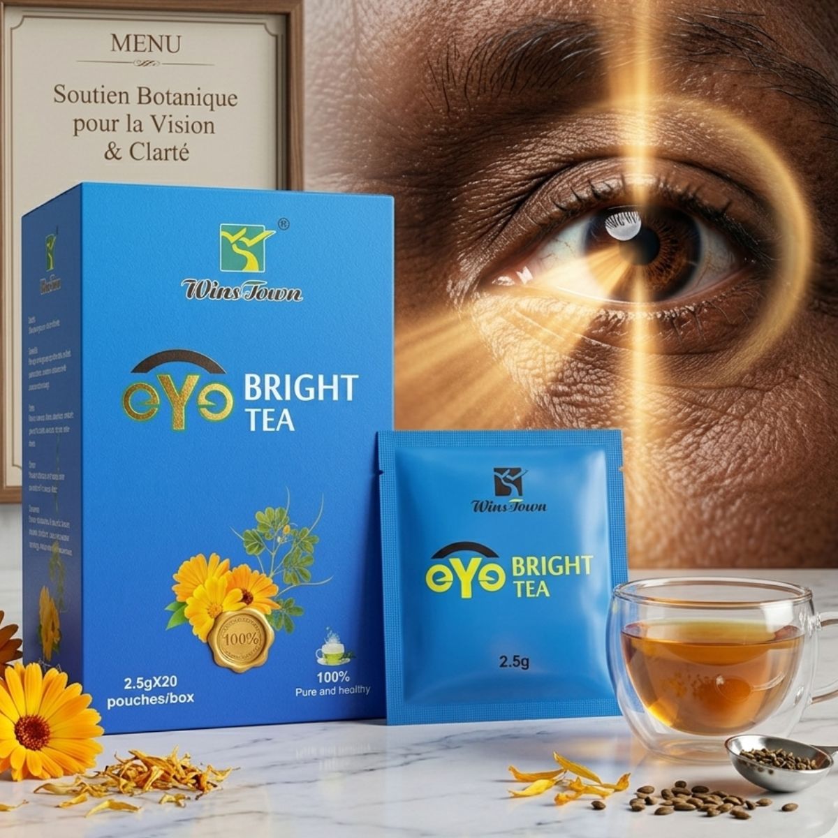 thé pour la vision et la clarté de la vue