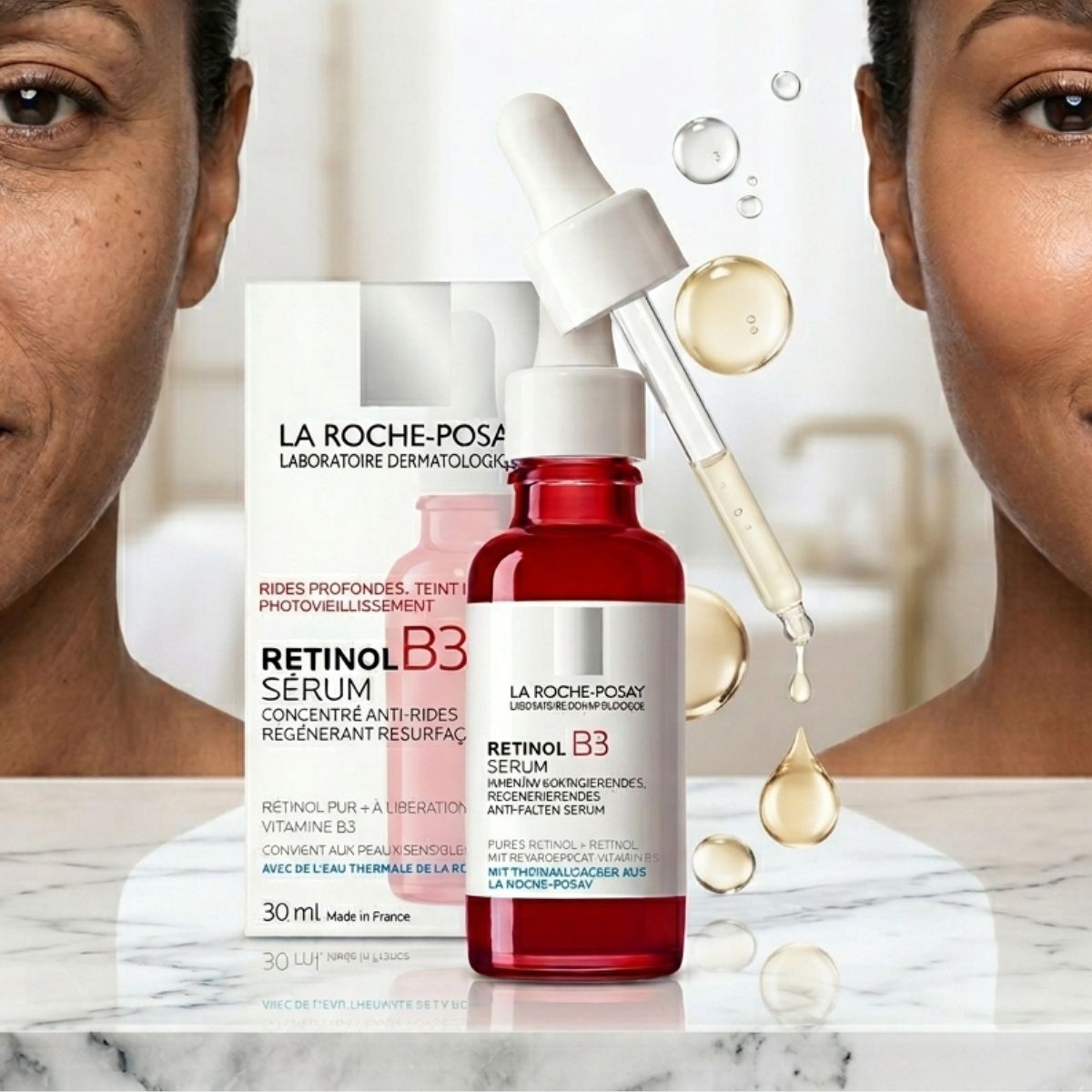 sérum anti âge rides retinol b3