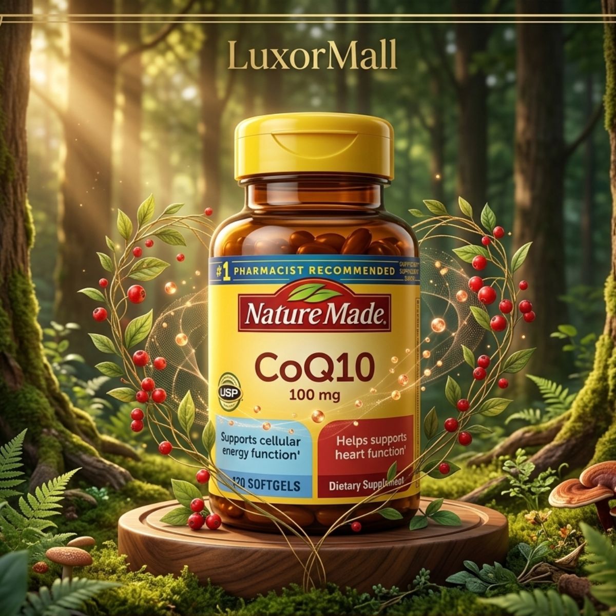 Accueil coenzyme q10 (coq10) pour santé cardiovasculaire énergie cellulaire