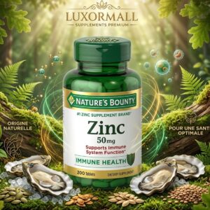 zinc nature's bounty pour l'organisme