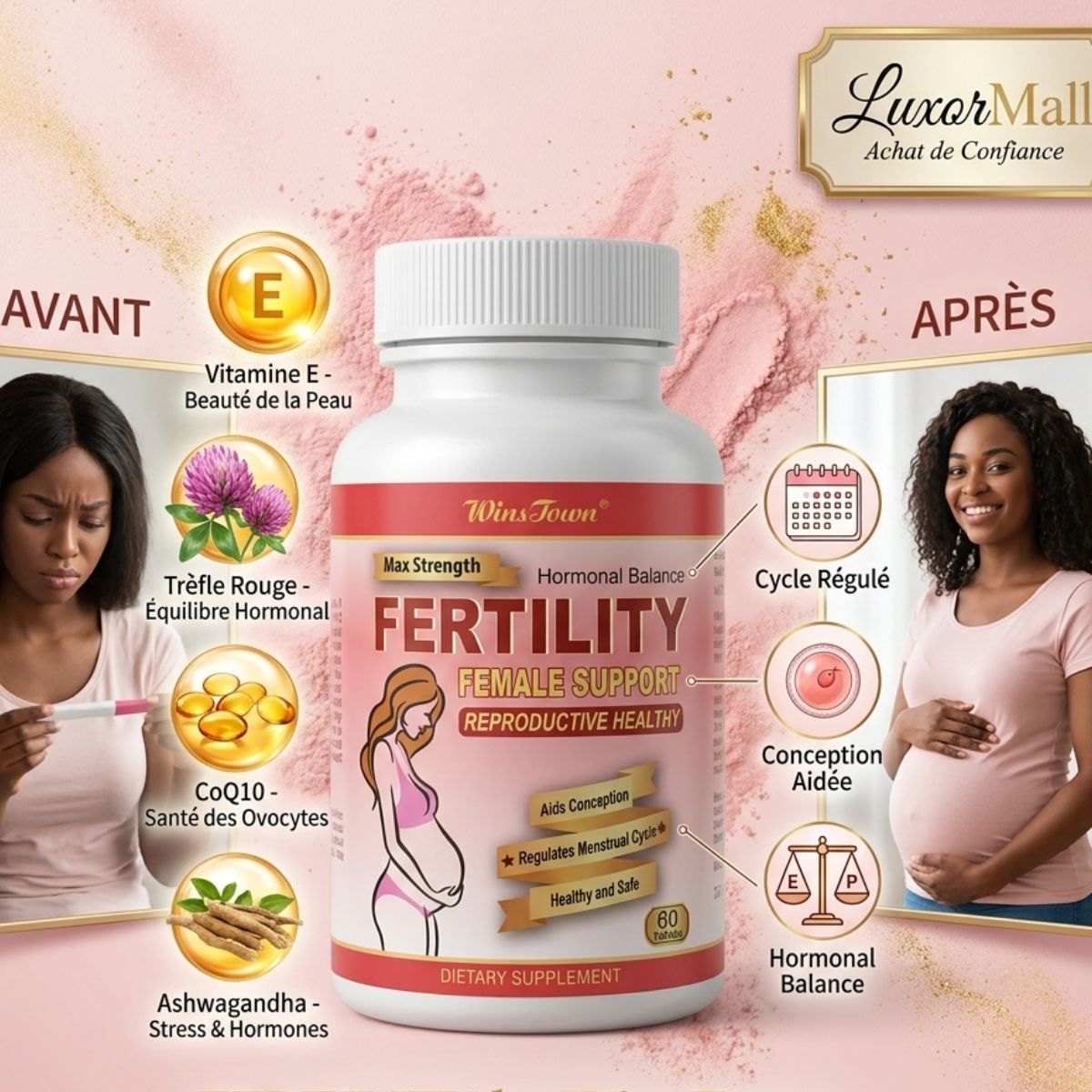 support de fertilité et beauté pour femme support de fertilité et beauté pour femme