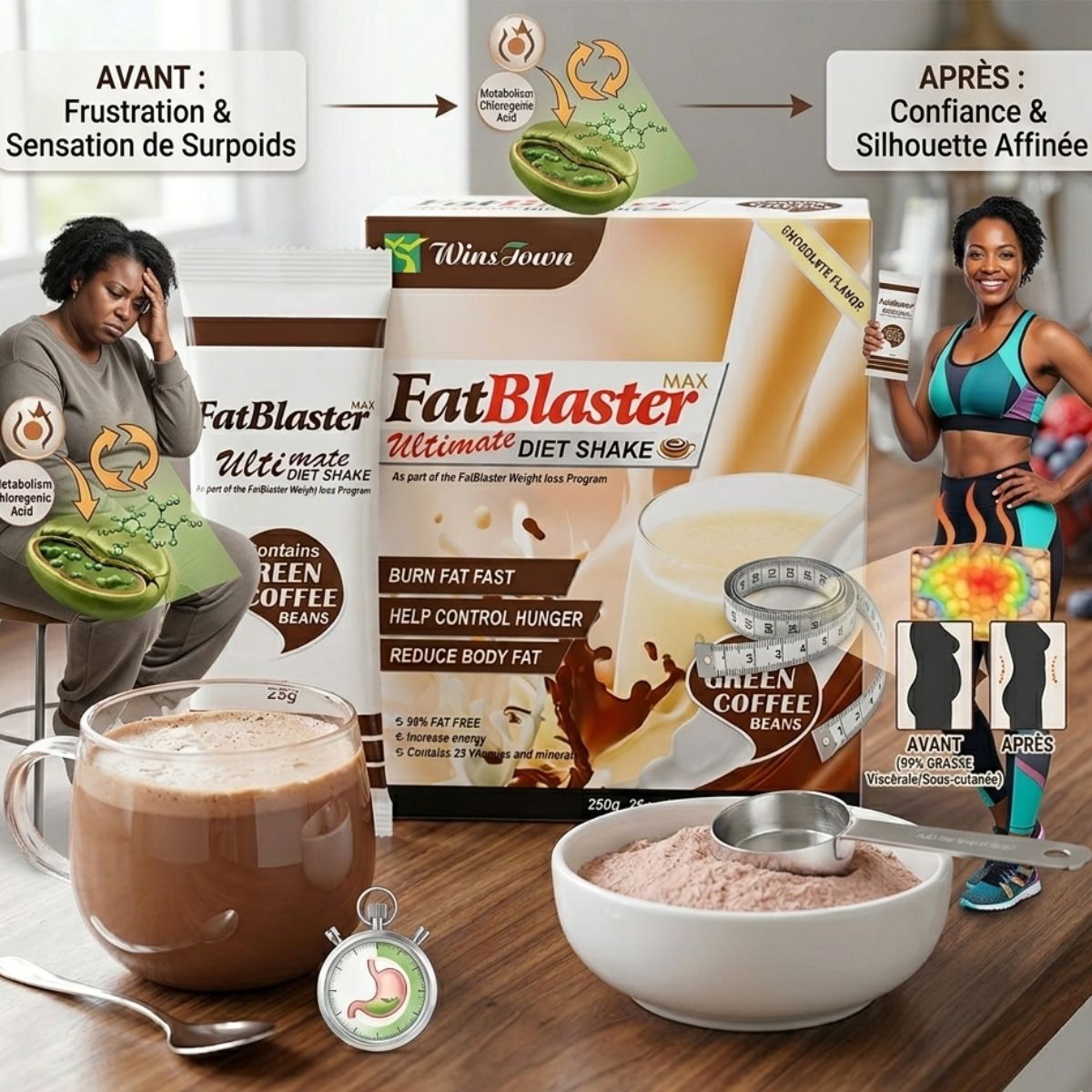 fatblaster au chocolat pour perte de poids rapide