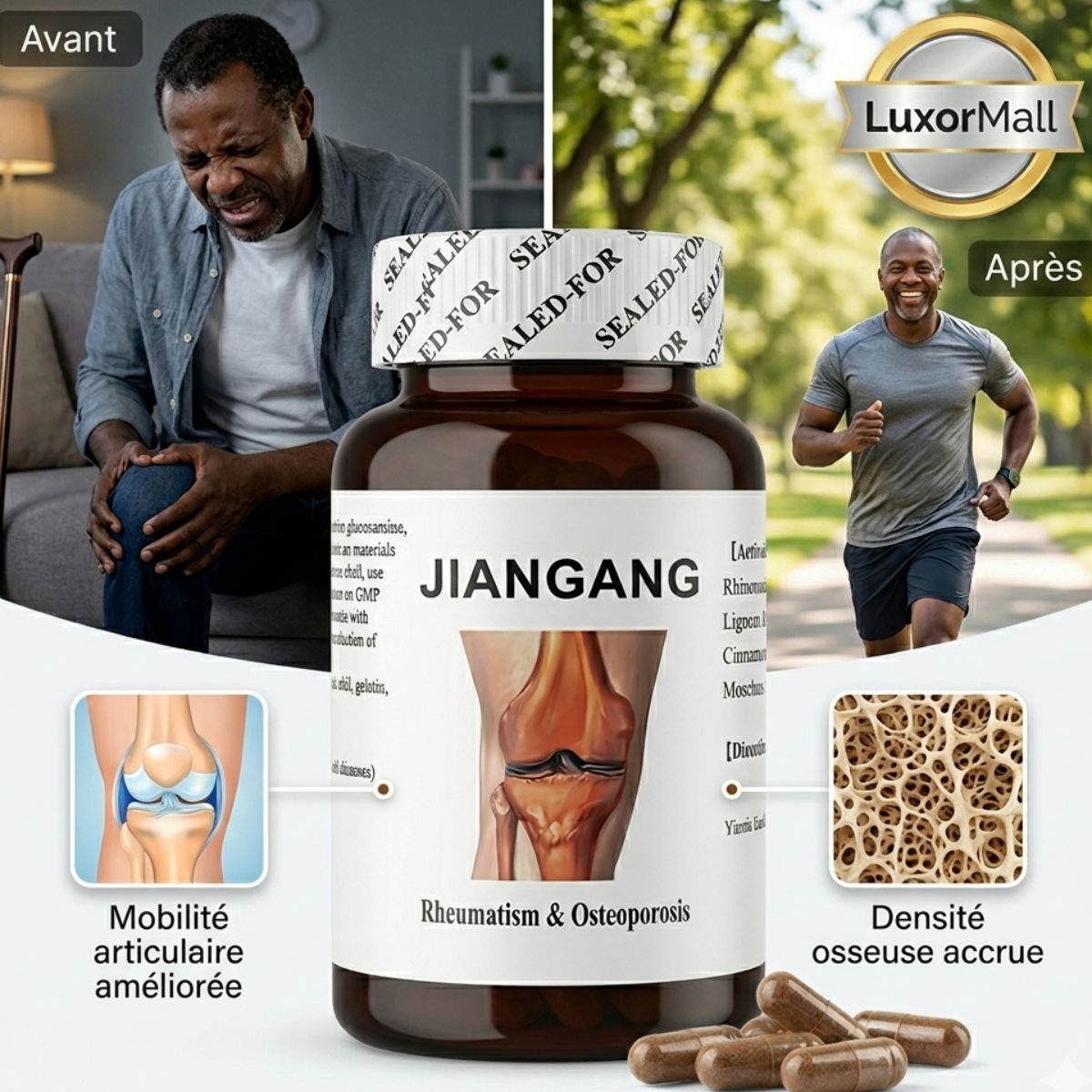 jiangang pour rhumatisme et ostéoporose