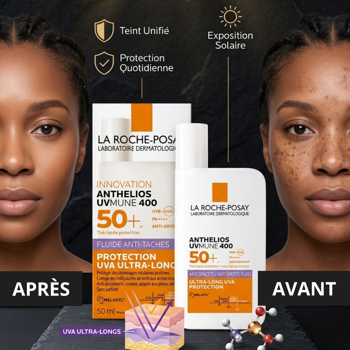 Accueil crème solaire anti taches la roche posay