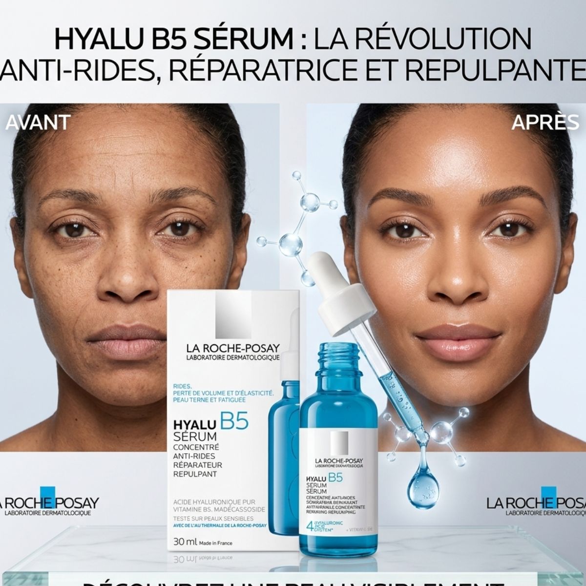 sérum acide hyaluronique anti rides la roche posay