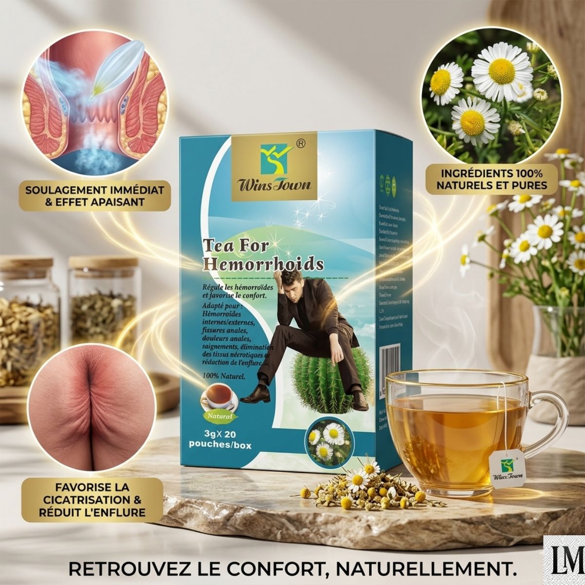 thé pour hémorroïdes