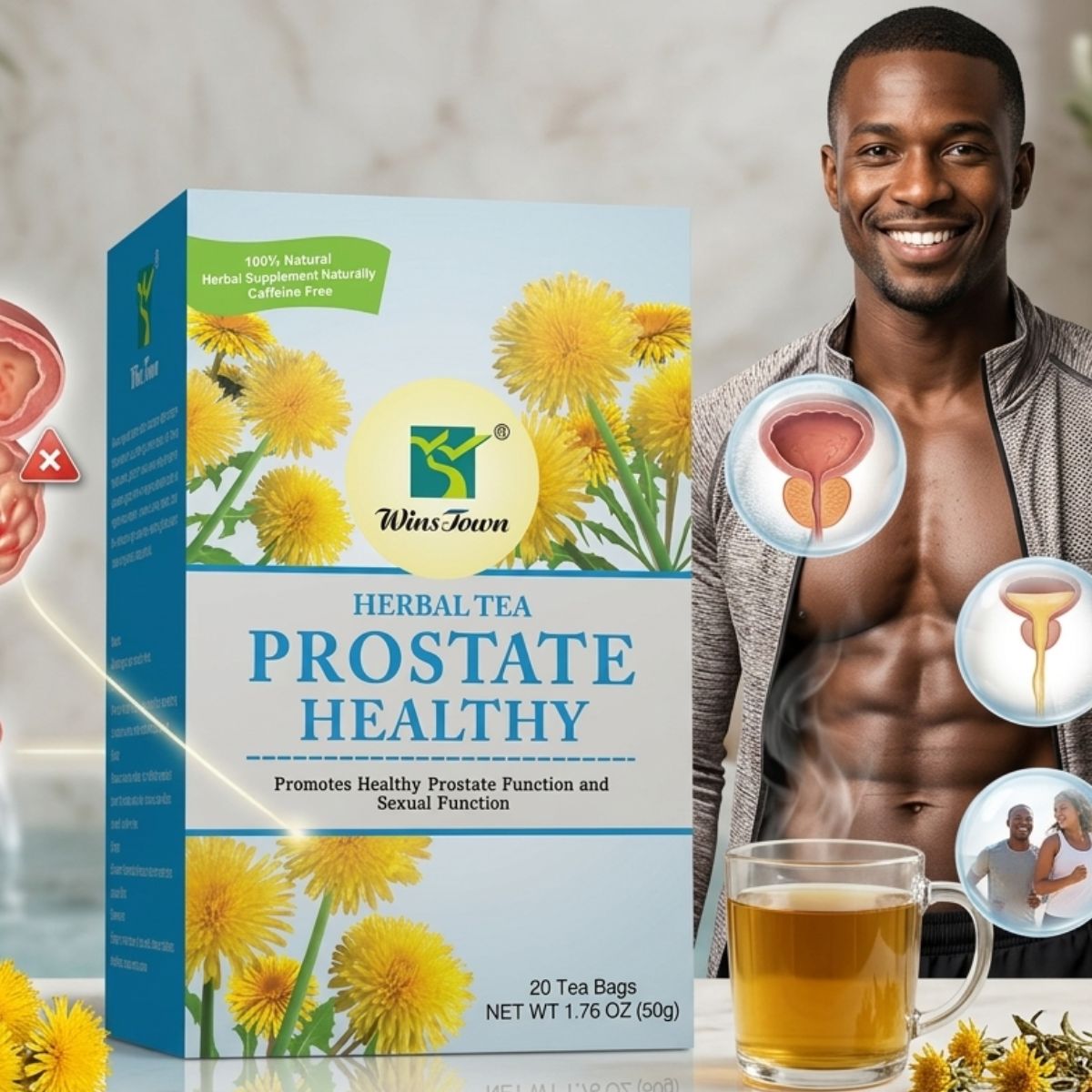 thé pour la prostate